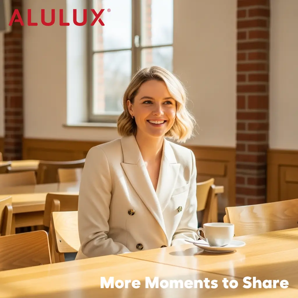 ALULUX 롤러셔터, 교회 식당을 다시 설계하다.