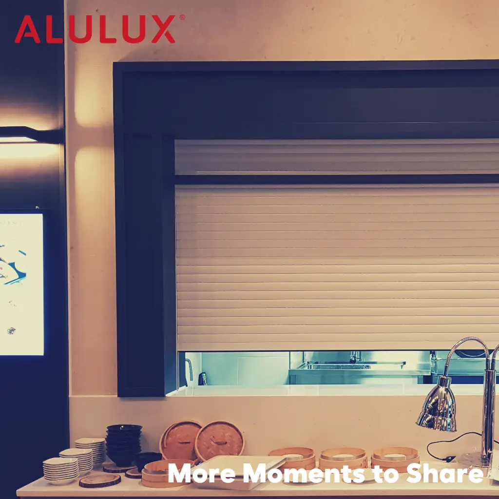 ALULUX 롤러셔터, 교회 식당을 다시 설계하다.