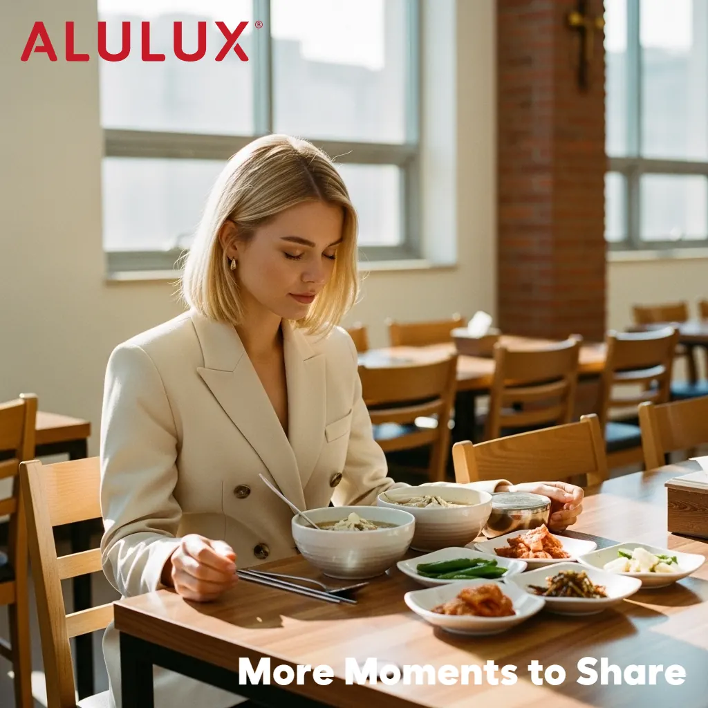 ALULUX 롤러셔터, 교회 식당을 다시 설계하다.