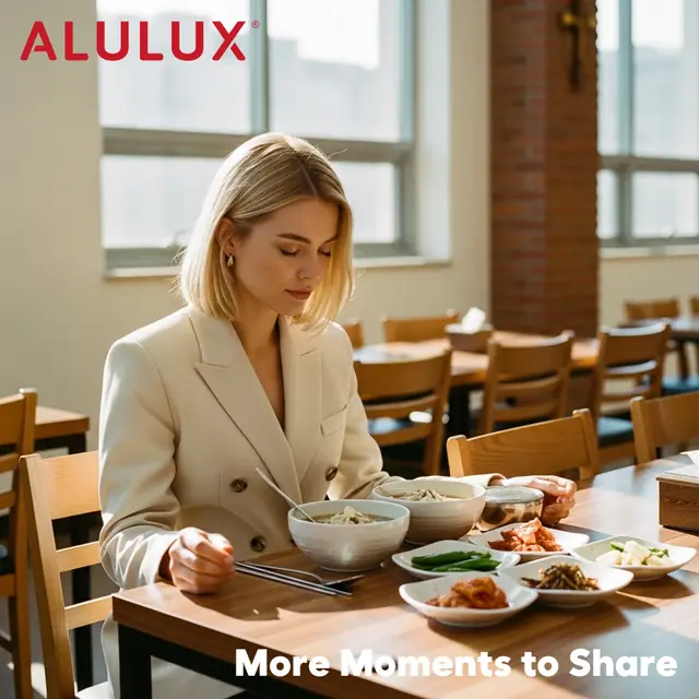 ALULUX 롤러셔터, 교회 식당을 다시 설계하다.