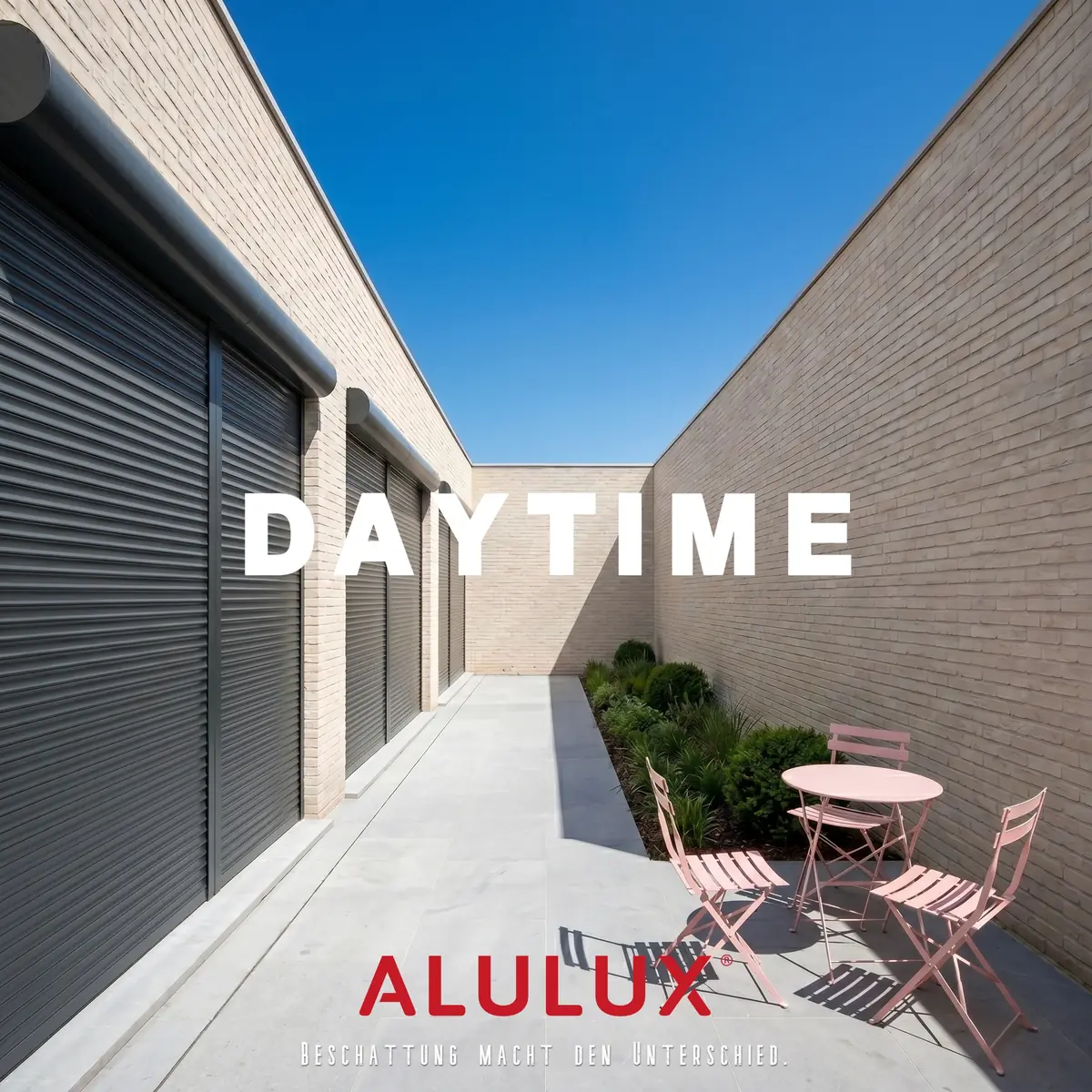 주택 외부차양의 하루, ALULUX : 알루룩스 셔터