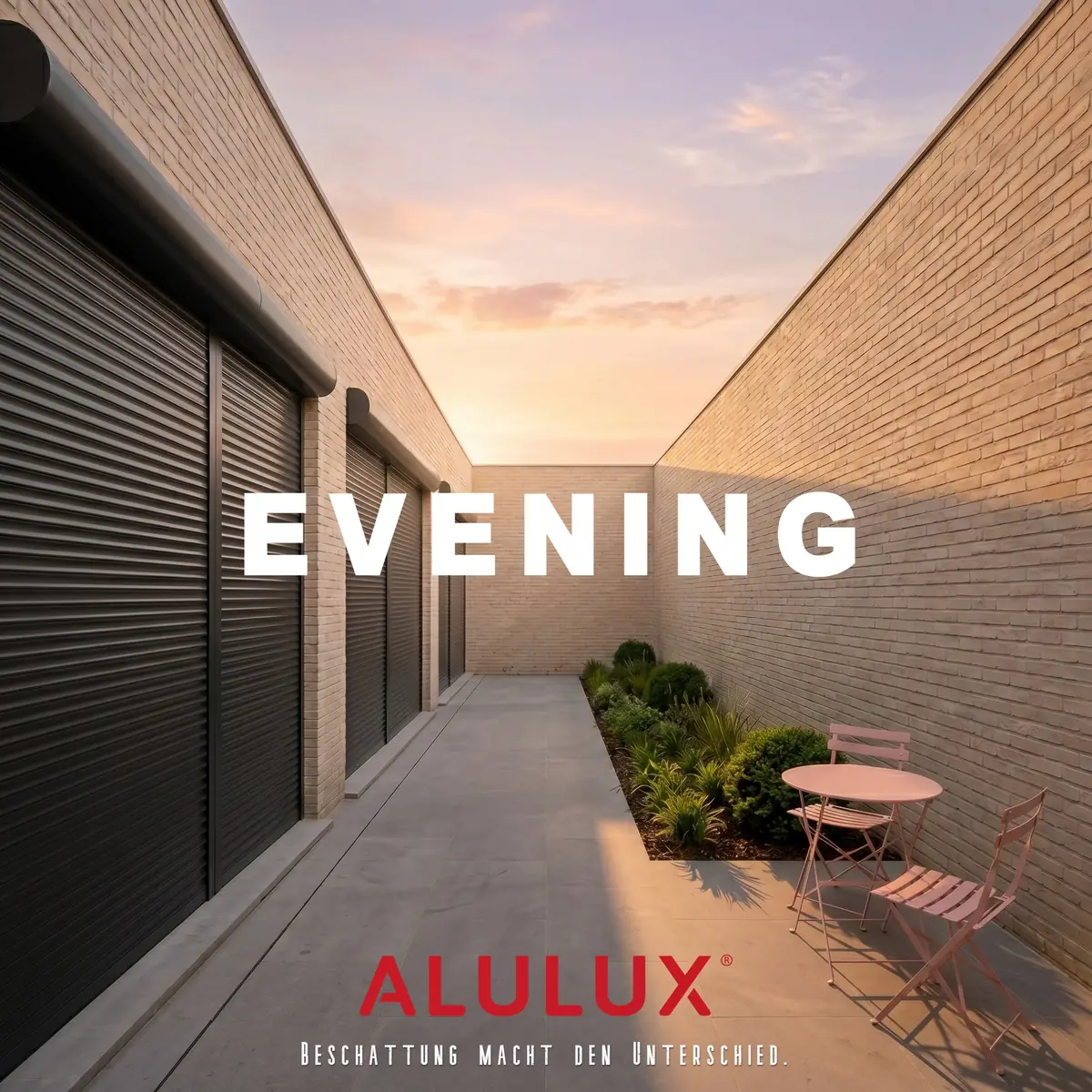 주택 외부차양의 하루, ALULUX : 알루룩스 셔터