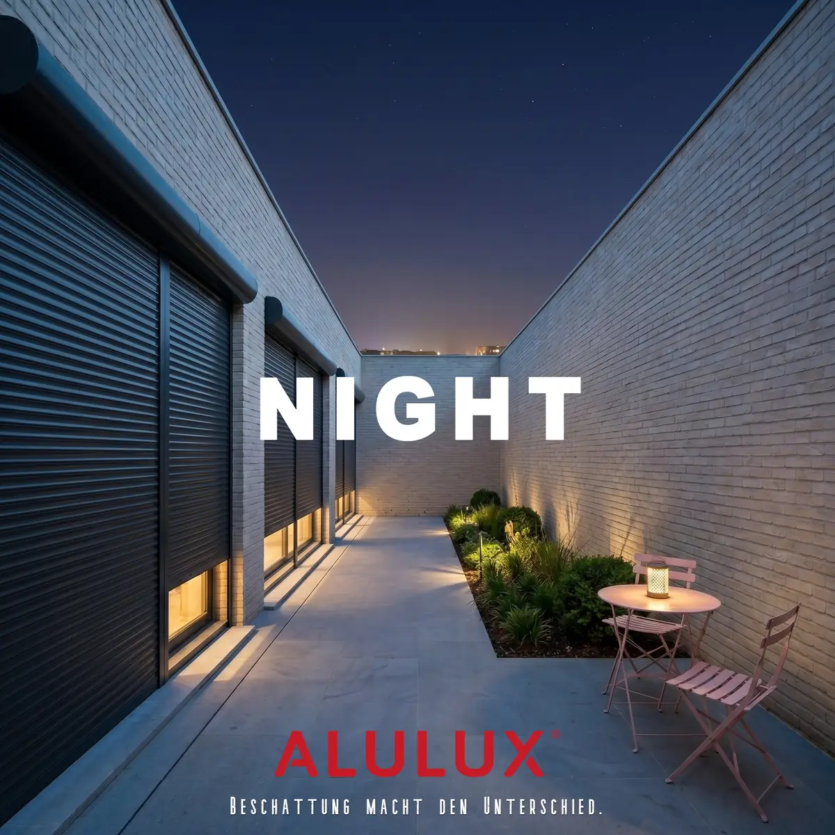 주택 외부차양의 하루, ALULUX : 알루룩스 셔터