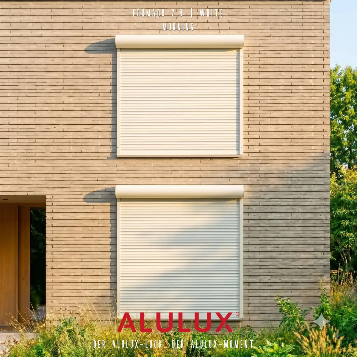 ALULUX | 외부차양 미학 : 화이트 롤러셔터의 시간