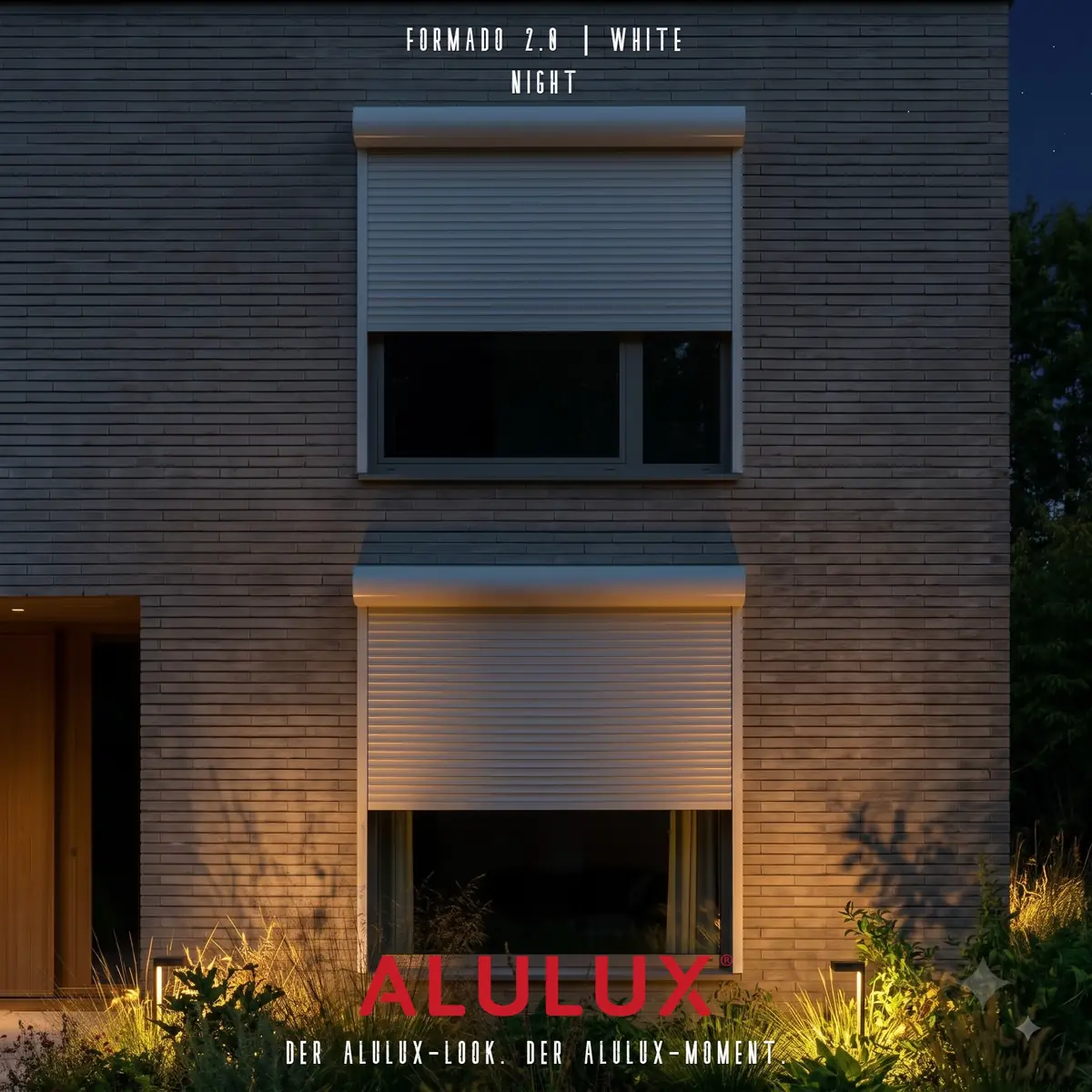 ALULUX | 외부차양 미학 : 화이트 롤러셔터의 시간