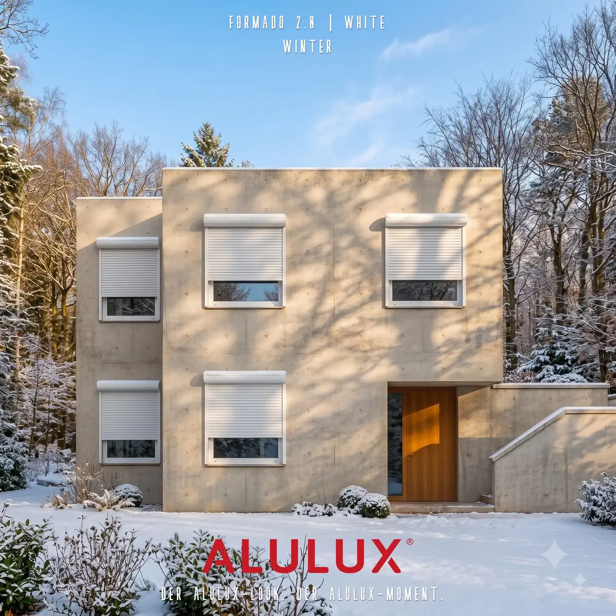 ALULUX | 독일 외부차양 미학 : Four Seasons | 롤러셔터