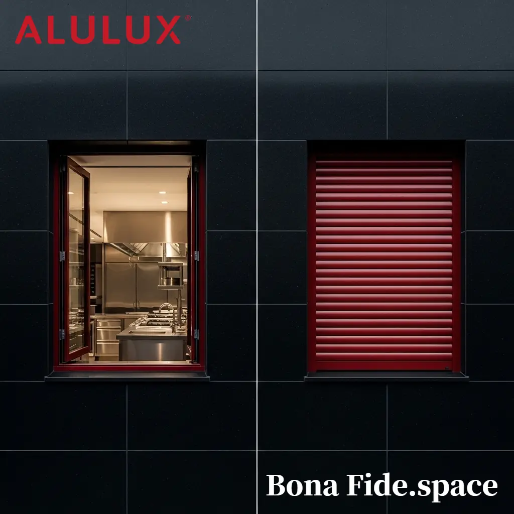 ALULUX 롤러셔터, 셔터가 있는 풍경 II. 배식구
