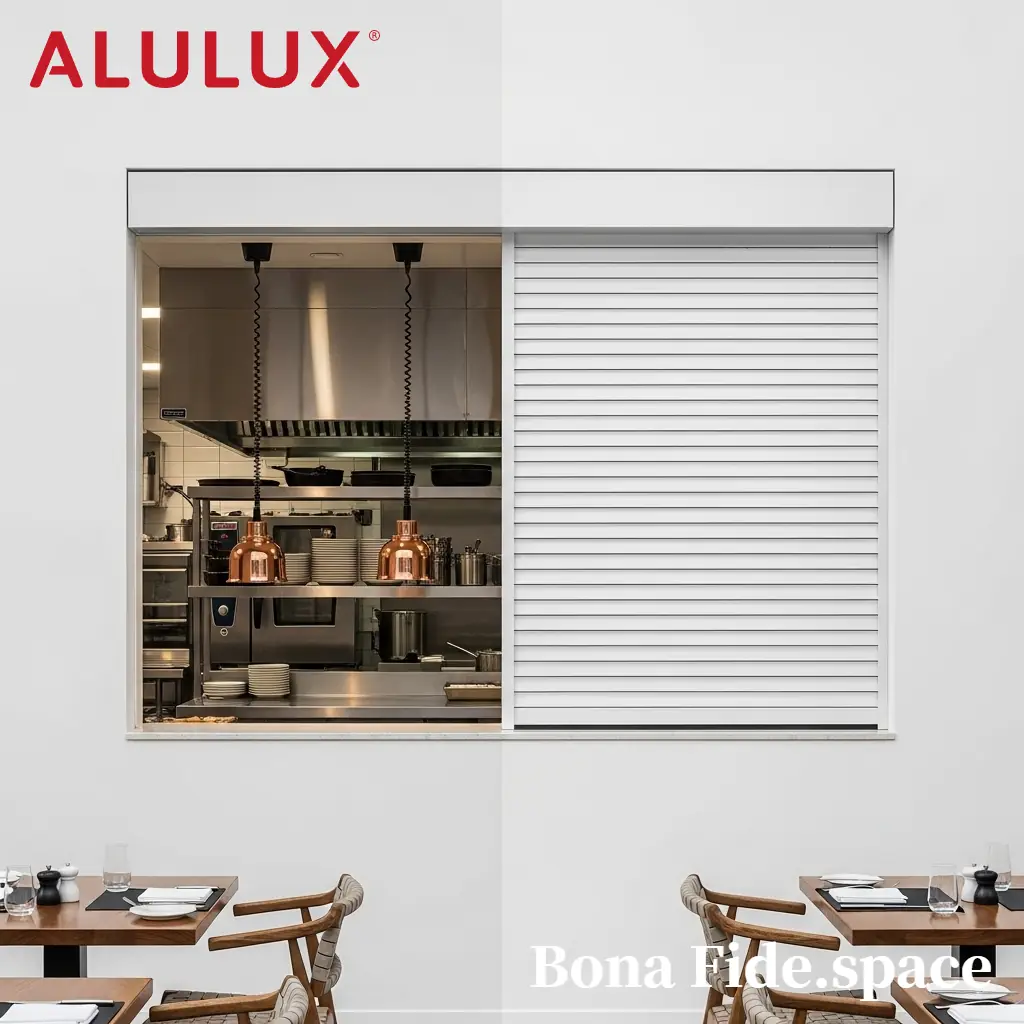 ALULUX 롤러셔터, 셔터가 있는 풍경 II. 배식구