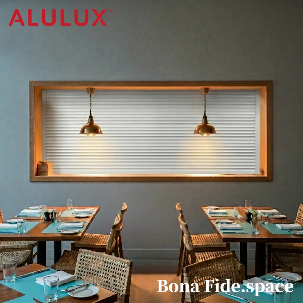 ALULUX 롤러셔터, 셔터가 있는 풍경 II. 배식구