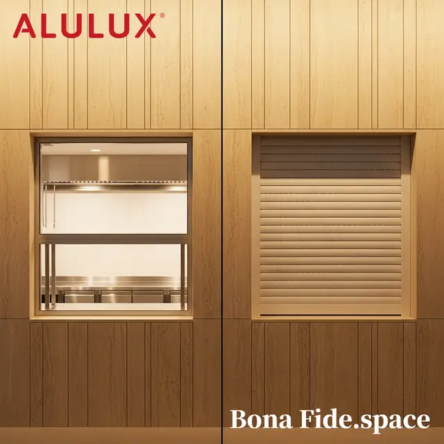 ALULUX 롤러셔터, 셔터가 있는 풍경 II. 배식구