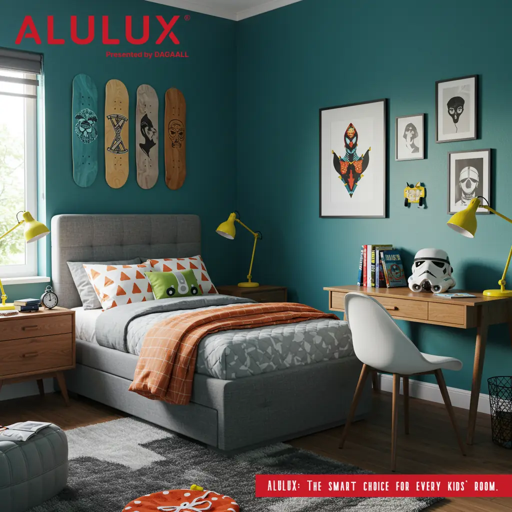 아이들의 공간 그리고 ALULUX 롤러셔터