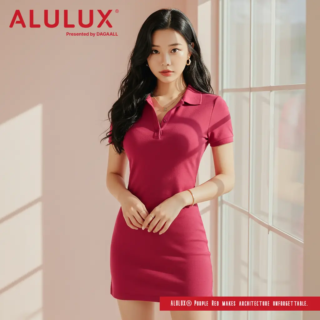 ALULUX House Color Purple Red | 롤러셔터