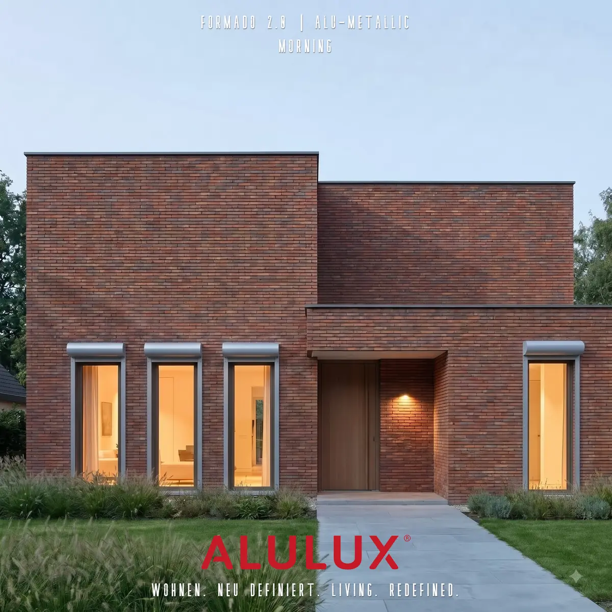 차양을 넘어, 프라이버시와 보안으로. 독일 ALULUX 롤러셔터