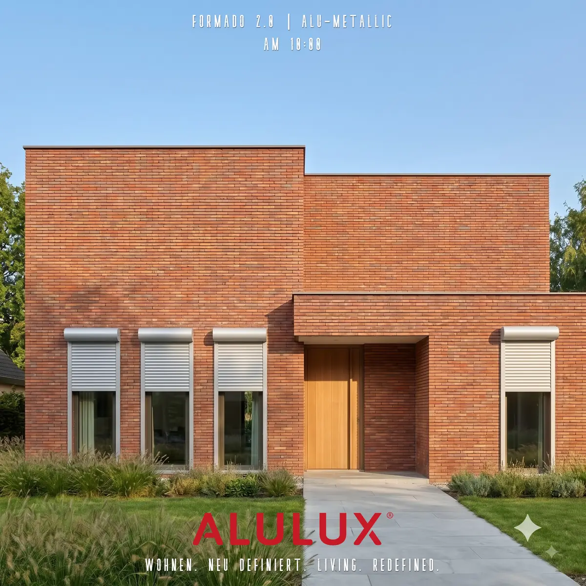 차양을 넘어, 프라이버시와 보안으로. 독일 ALULUX 롤러셔터