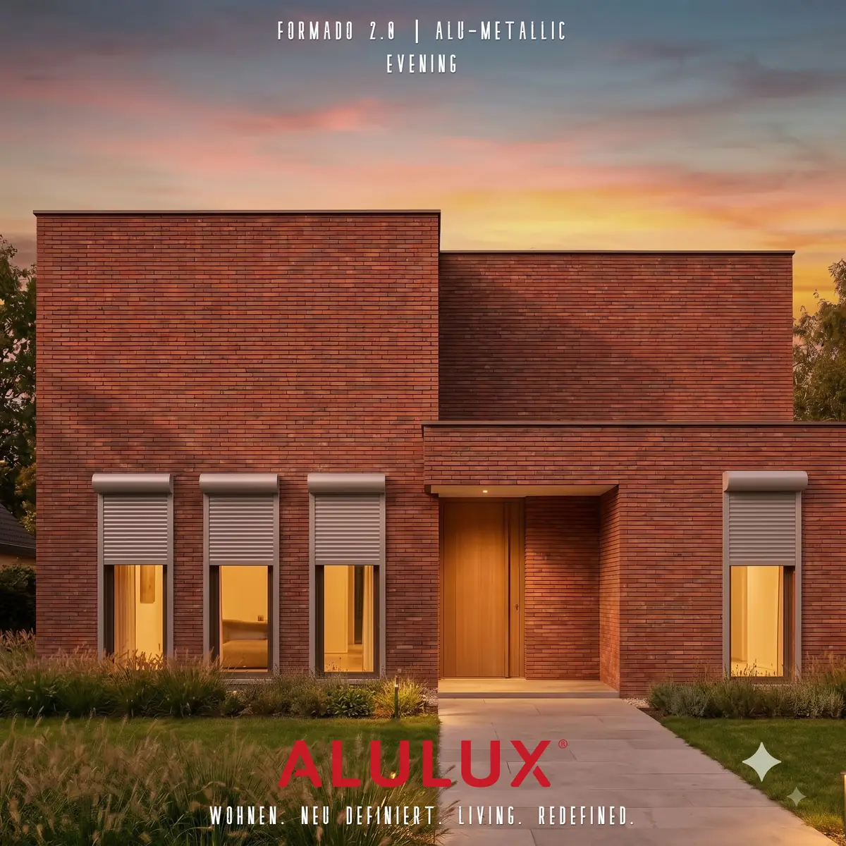 차양을 넘어, 프라이버시와 보안으로. 독일 ALULUX 롤러셔터