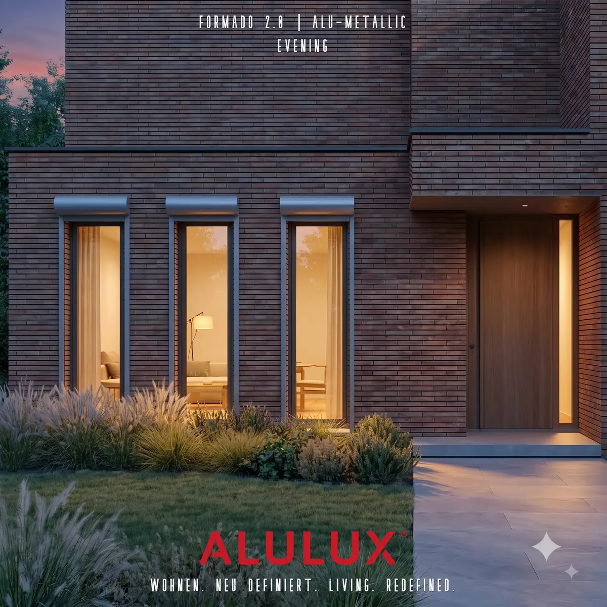 차양을 넘어, 프라이버시와 보안으로. 독일 ALULUX 롤러셔터
