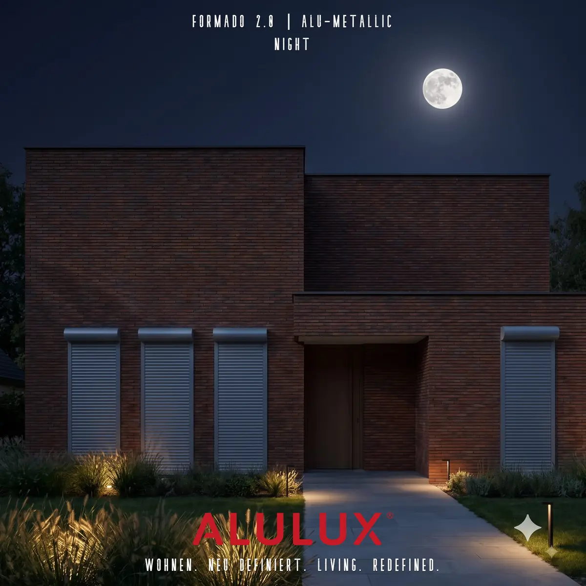 차양을 넘어, 프라이버시와 보안으로. 독일 ALULUX 롤러셔터