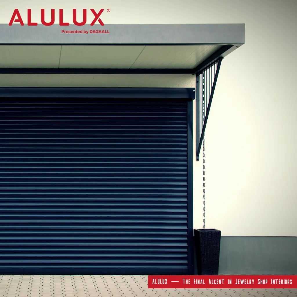 주얼리 샵 인테리어의 마침표 | ALULUX 롤러셔터