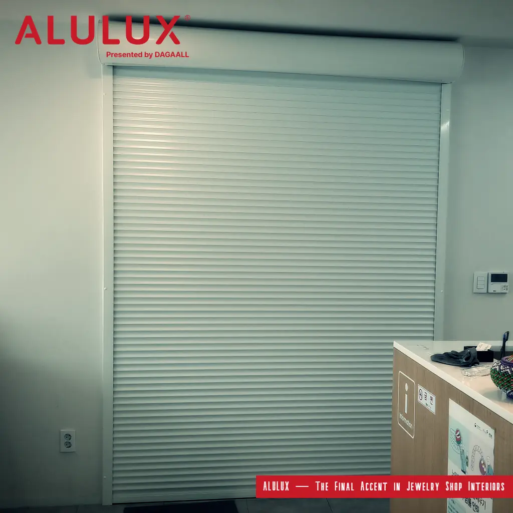 주얼리 샵 인테리어의 마침표 | ALULUX 롤러셔터