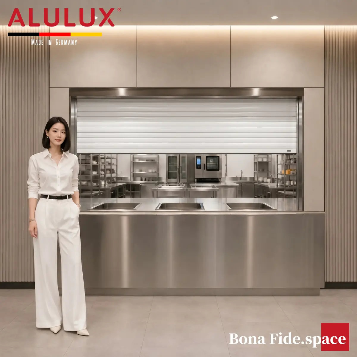 구내 식당의 마무리. ALULUX : 알루룩스 롤러셔터 | 배식구 셔터
