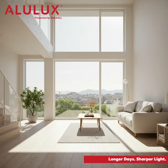 햇빛이 밀려온다. | 외부차양 | ALULUX 롤러셔터