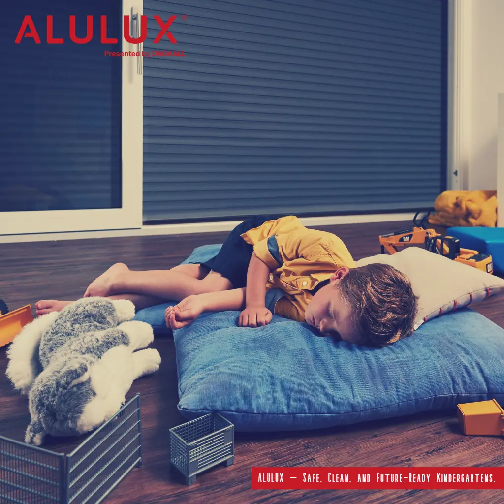 어린이집 안전 ㆍ 편안함 ㆍ 지속가능성 | ALULUX 롤러셔터