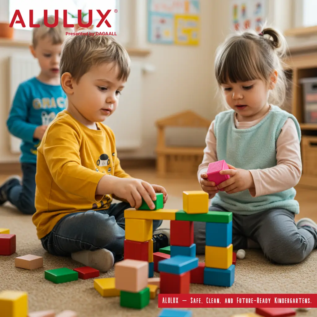 어린이집 안전 ㆍ 편안함 ㆍ 지속가능성 | ALULUX 롤러셔터