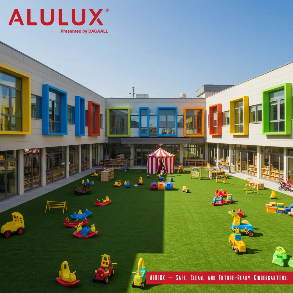 어린이집 안전 ㆍ 편안함 ㆍ 지속가능성 | ALULUX 롤러셔터