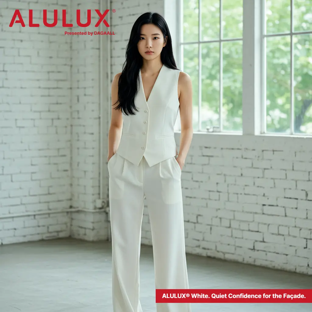 Façade를 완성하는 단 하나의 화이트 | ALULUX 롤러셔터