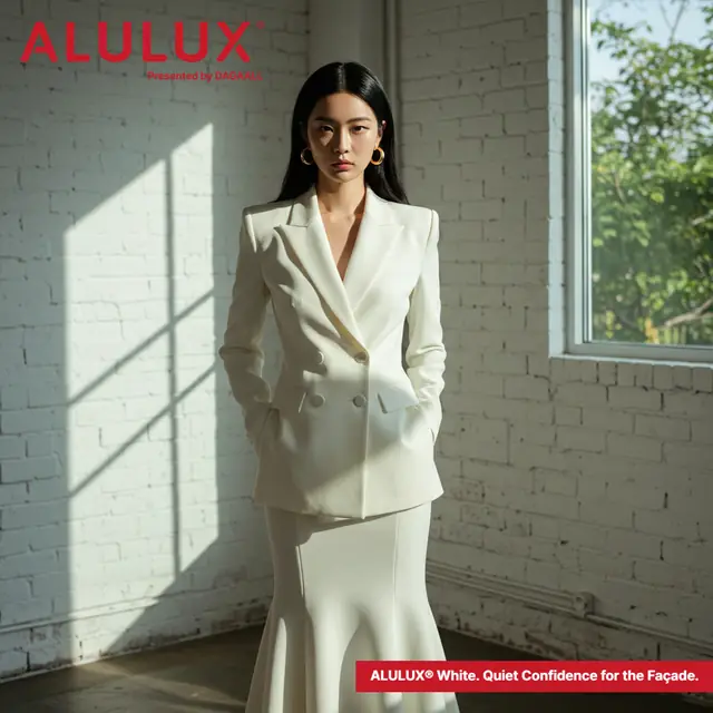 Façade를 완성하는 단 하나의 화이트 | ALULUX 롤러셔터