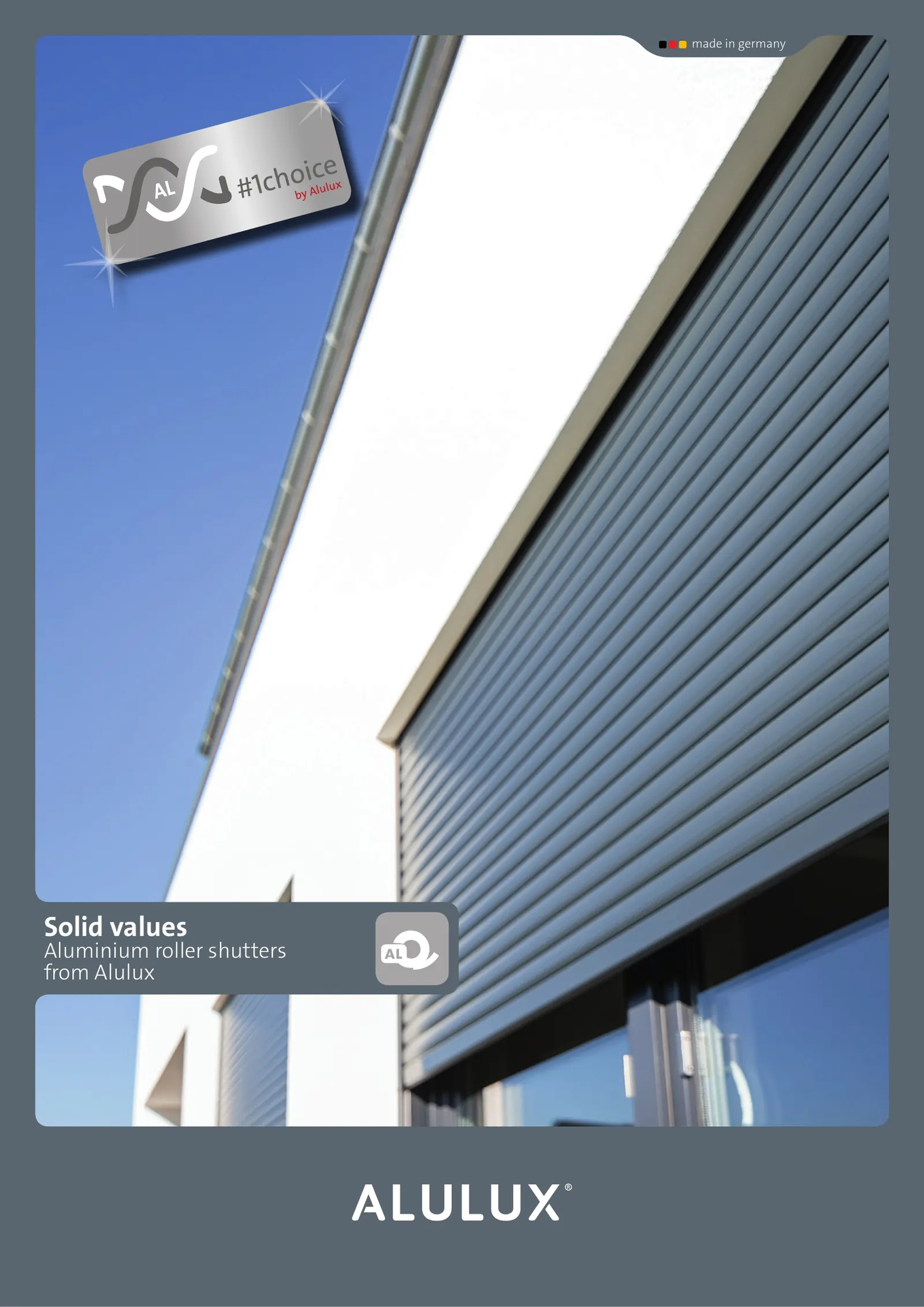 Solid values | Aluminium roller shutters from ALULUX