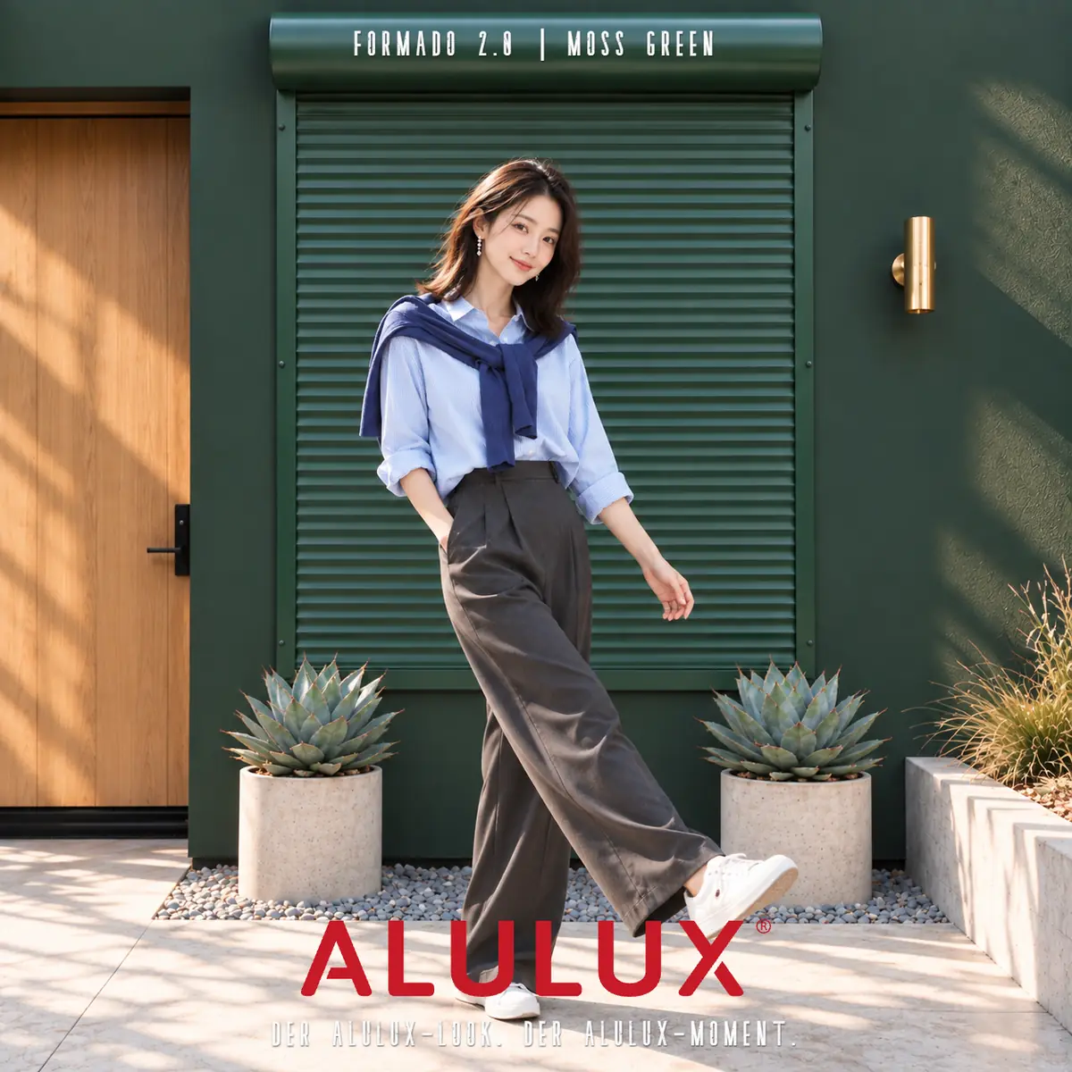 ALULUX | The Moss Green 롤러셔터, 하나의 스타일이 되다.