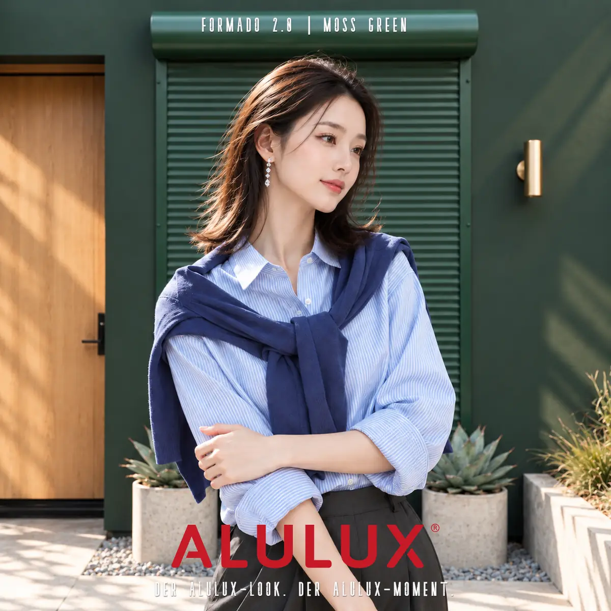 ALULUX | The Moss Green 롤러셔터, 하나의 스타일이 되다.