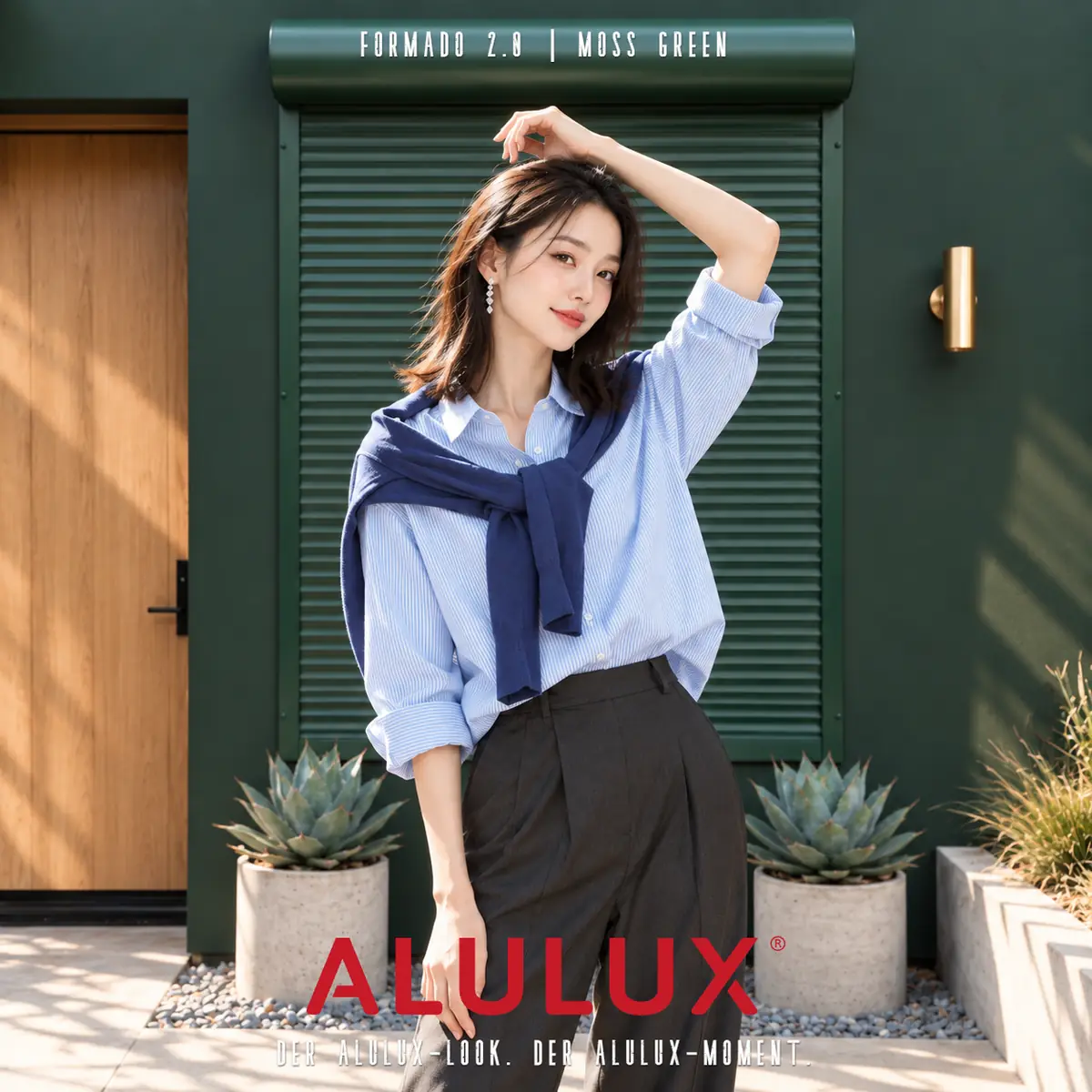 ALULUX | The Moss Green 롤러셔터, 하나의 스타일이 되다.