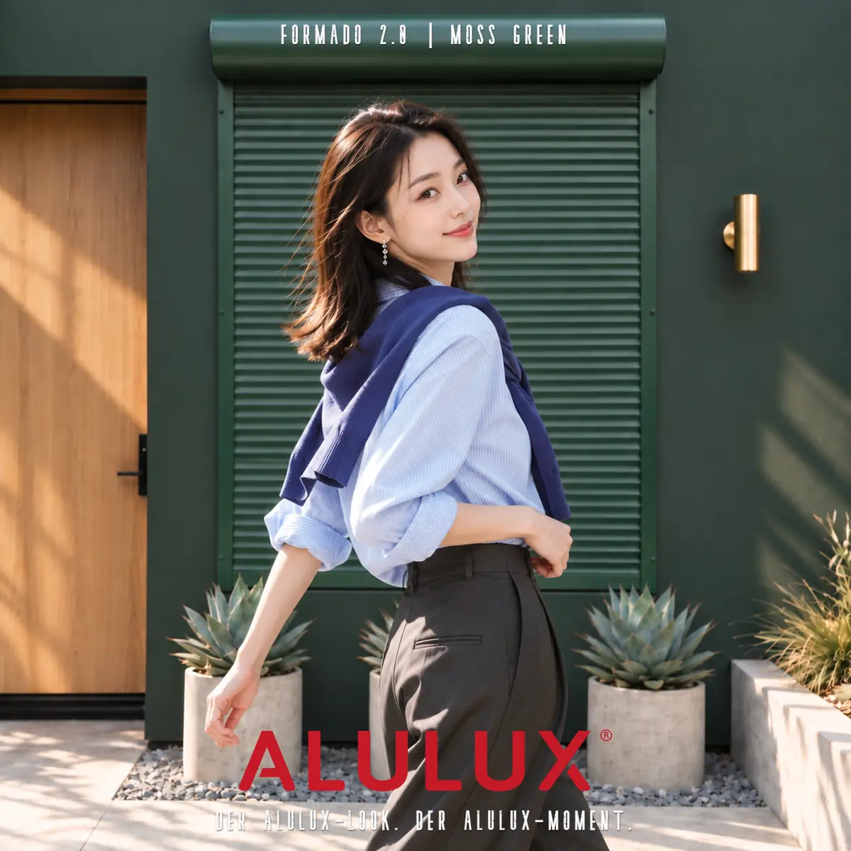 ALULUX | The Moss Green 롤러셔터, 하나의 스타일이 되다.