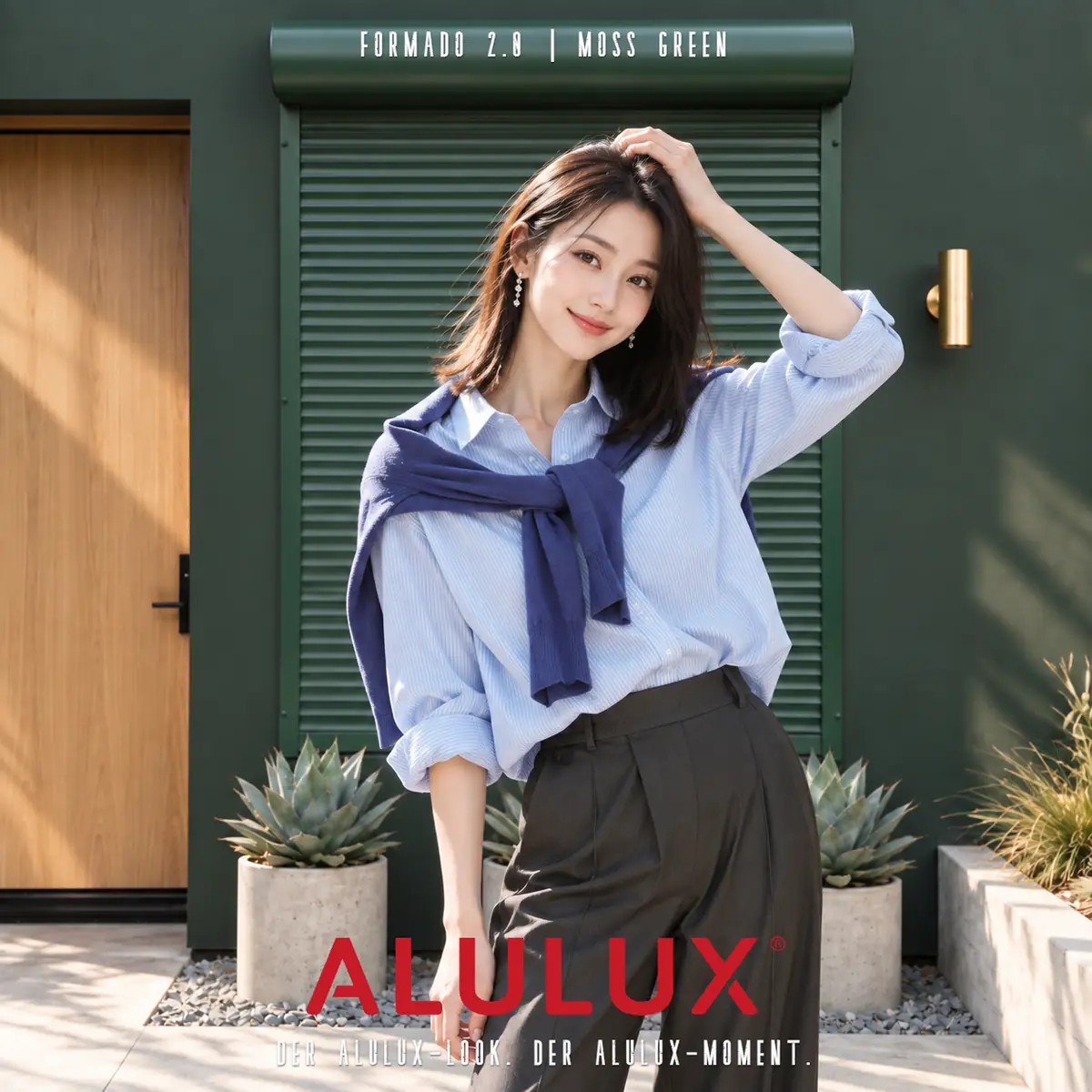 ALULUX | The Moss Green 롤러셔터, 하나의 스타일이 되다.
