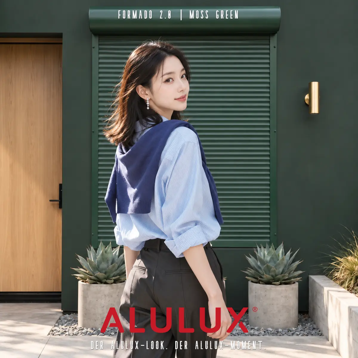 ALULUX | The Moss Green 롤러셔터, 하나의 스타일이 되다.