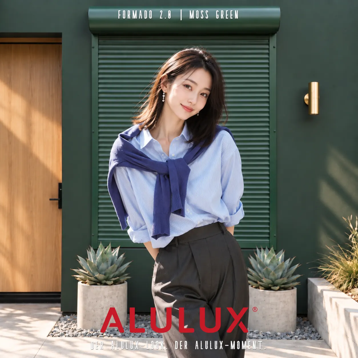 ALULUX | The Moss Green 롤러셔터, 하나의 스타일이 되다.