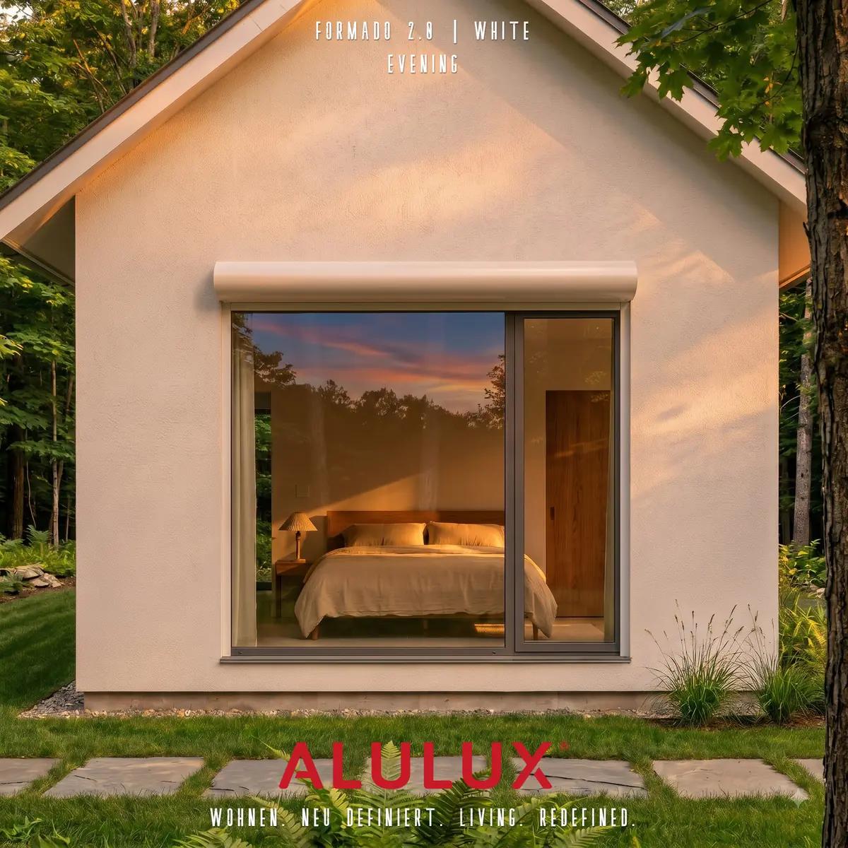 열림과 닫힘 사이, WHITE의 시간. 독일 ALULUX 셔터 시스템