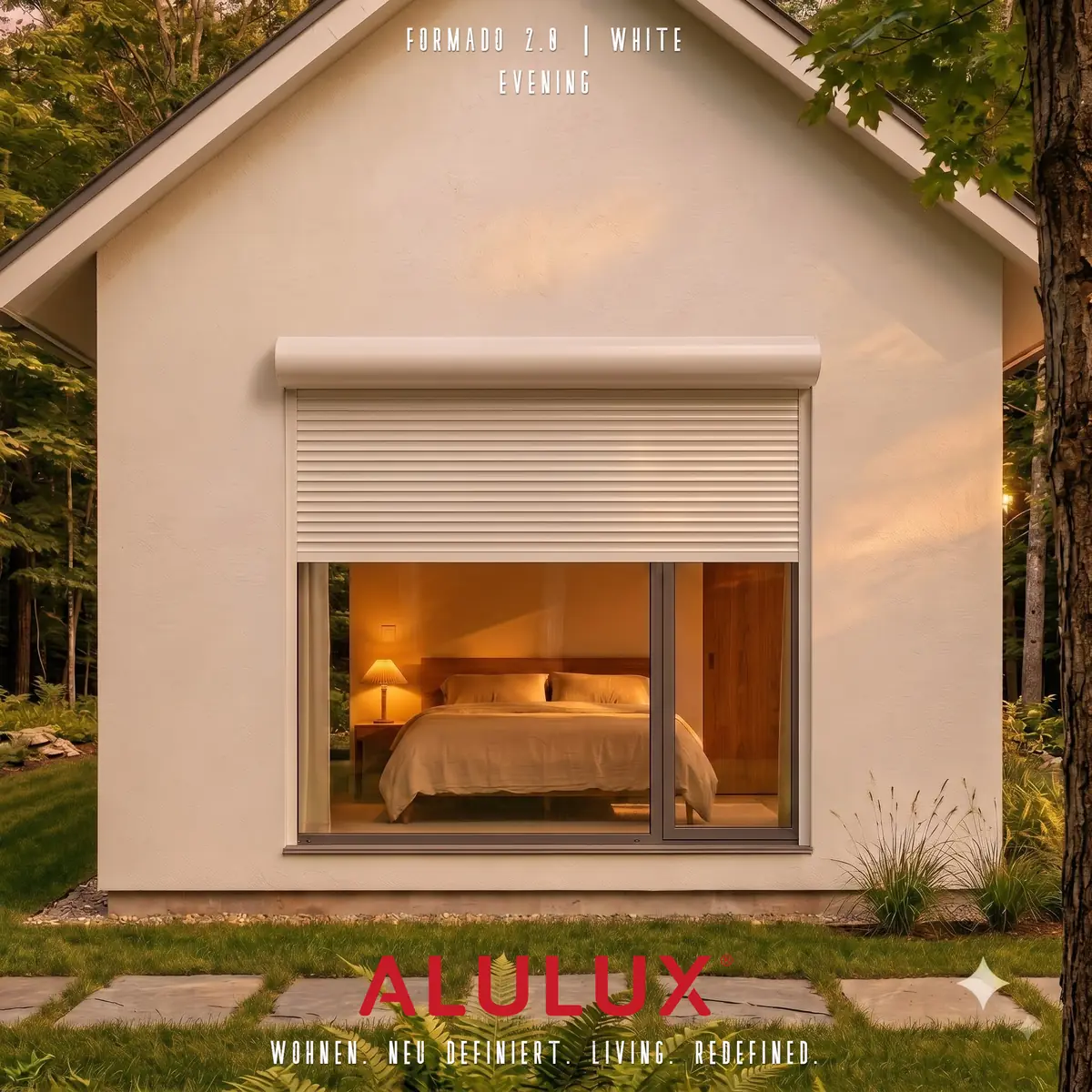 열림과 닫힘 사이, WHITE의 시간. 독일 ALULUX 셔터 시스템