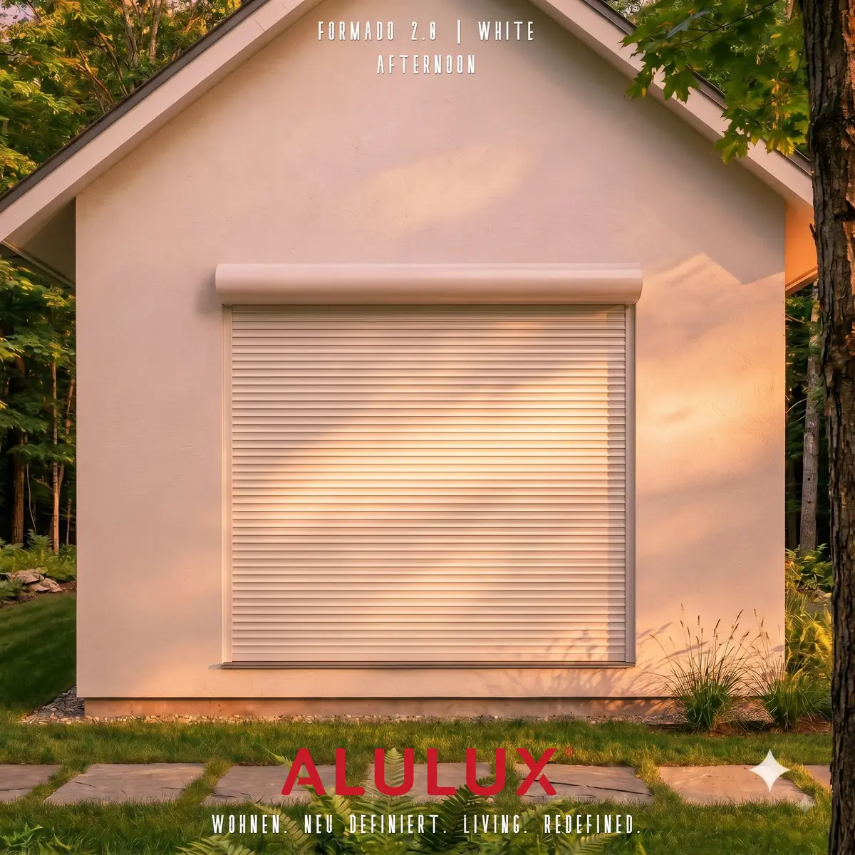 열림과 닫힘 사이, WHITE의 시간. 독일 ALULUX 셔터 시스템