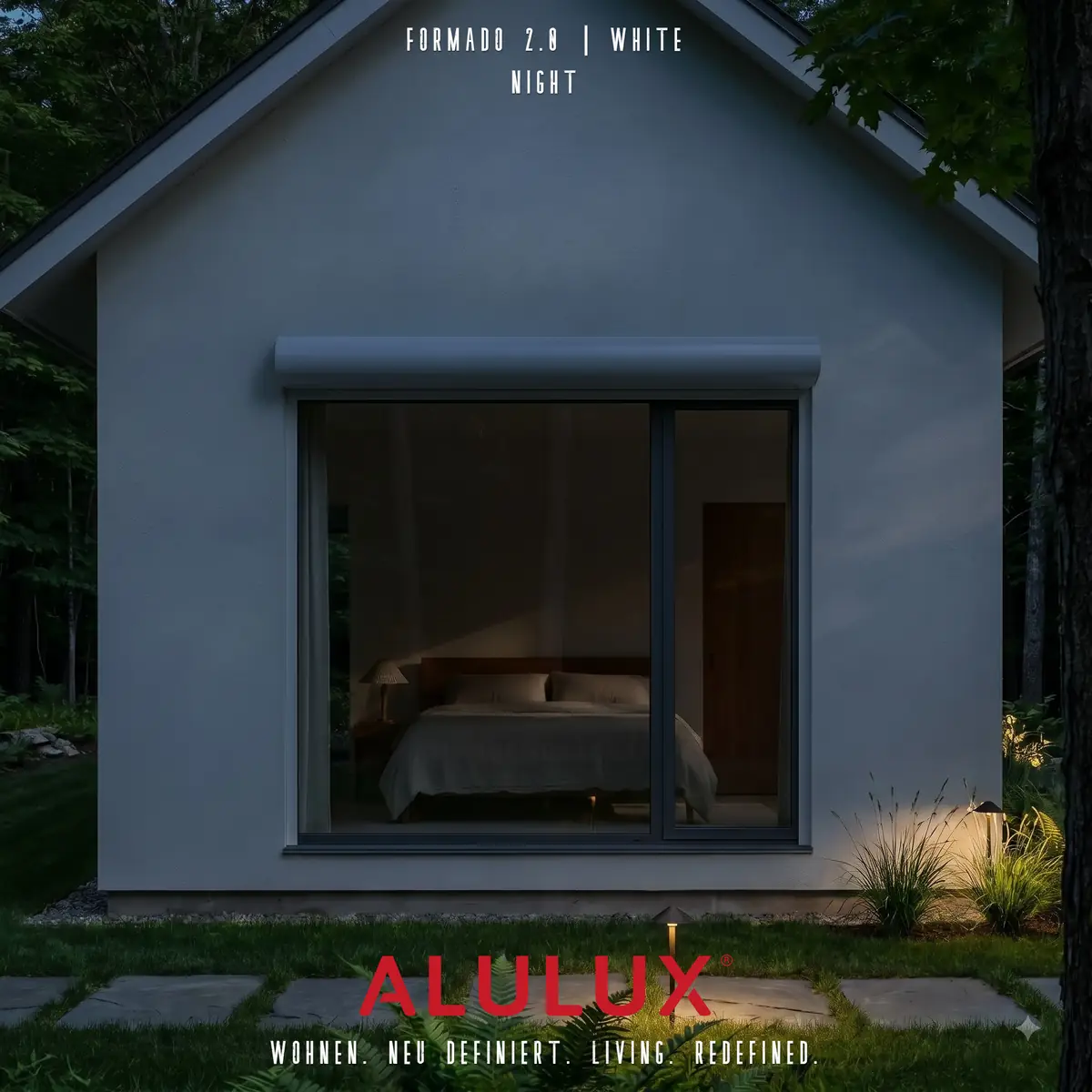 열림과 닫힘 사이, WHITE의 시간. 독일 ALULUX 셔터 시스템