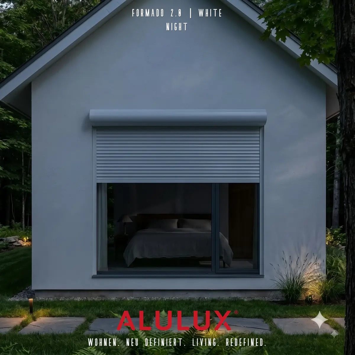 열림과 닫힘 사이, WHITE의 시간. 독일 ALULUX 셔터 시스템