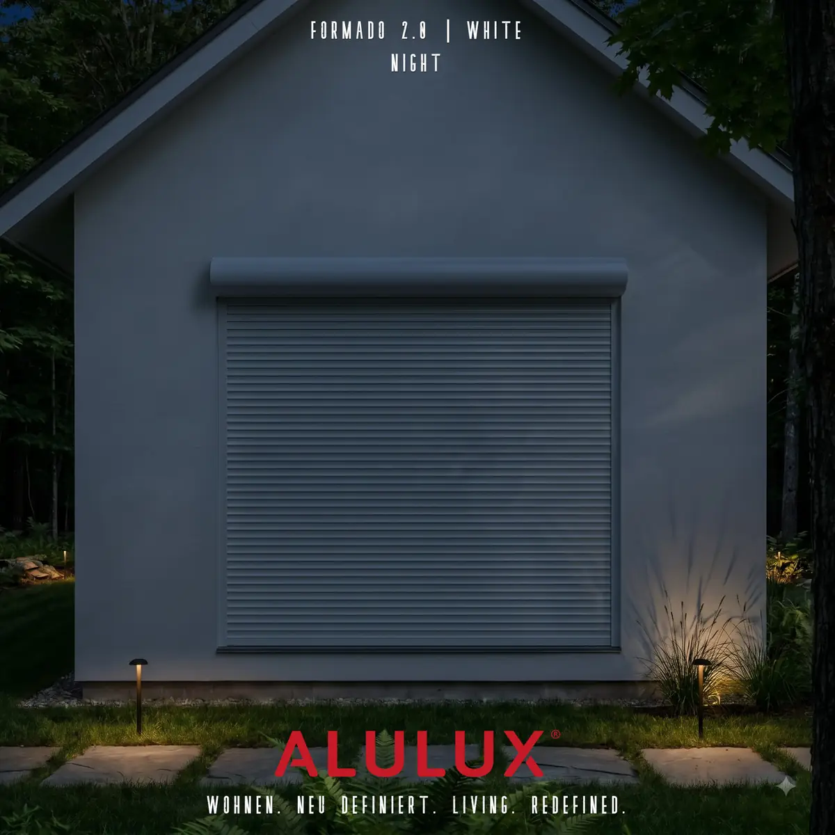 열림과 닫힘 사이, WHITE의 시간. 독일 ALULUX 셔터 시스템