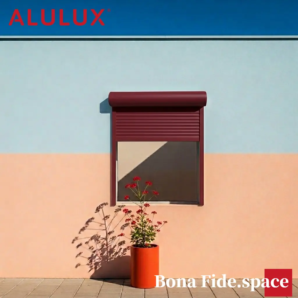 ALULUX : 알루룩스 롤러셔터, 셔터가 있는 풍경 V. Composition in Red