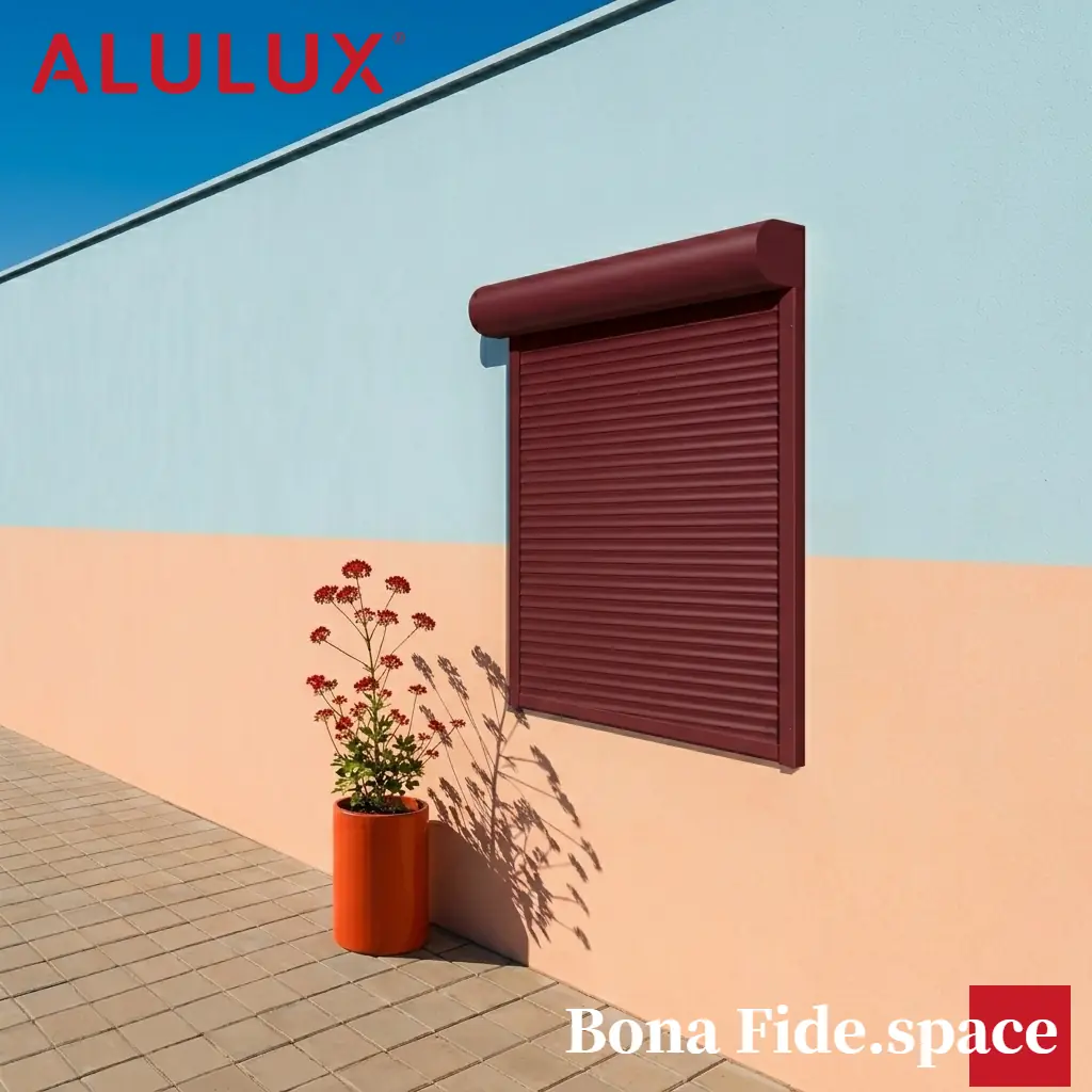 ALULUX : 알루룩스 롤러셔터, 셔터가 있는 풍경 V. Composition in Red