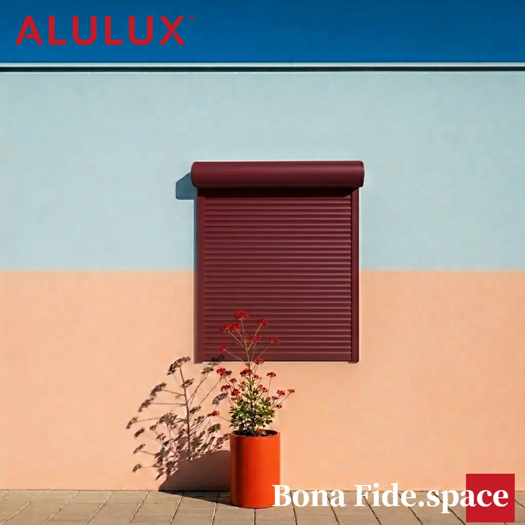 ALULUX : 알루룩스 롤러셔터, 셔터가 있는 풍경 V. Composition in Red