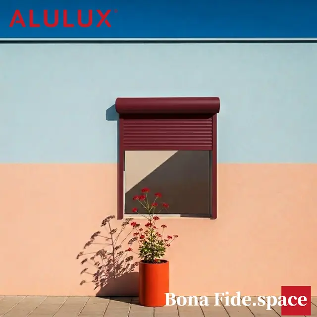 ALULUX : 알루룩스 롤러셔터, 셔터가 있는 풍경 V. Composition in Red