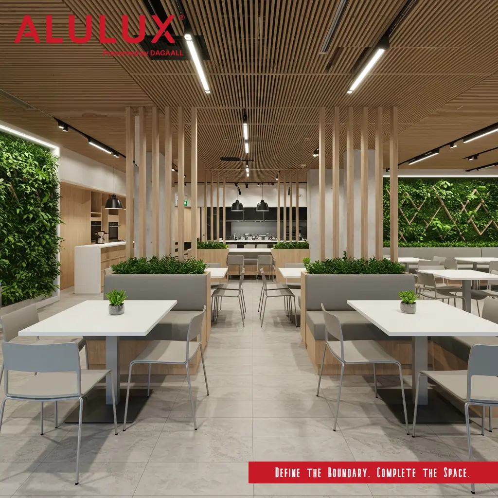 구내식당의 완성은 셔터에서... | ALULUX 롤러셔터