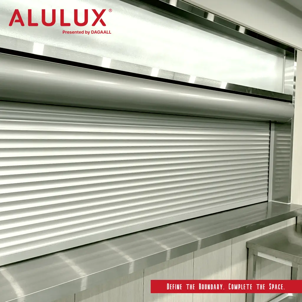 구내식당의 완성은 셔터에서... | ALULUX 롤러셔터